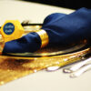 Serwetki weselne (navy blue/granatowe) - obrazek 4