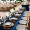 Obrus navy blue/granatowy (kwadratowy) - obrazek 4