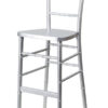 srebrne hokery chiavari