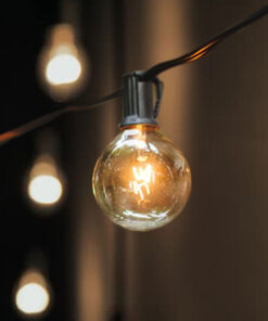 Girlandy czarne LED