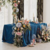 Obrus welurowy classic blue (kwadratowy) - obrazek 2