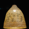 lampa wisząca rattanowa