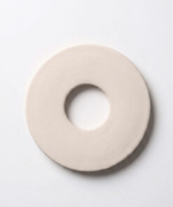 Obrączki gliniane natural white
